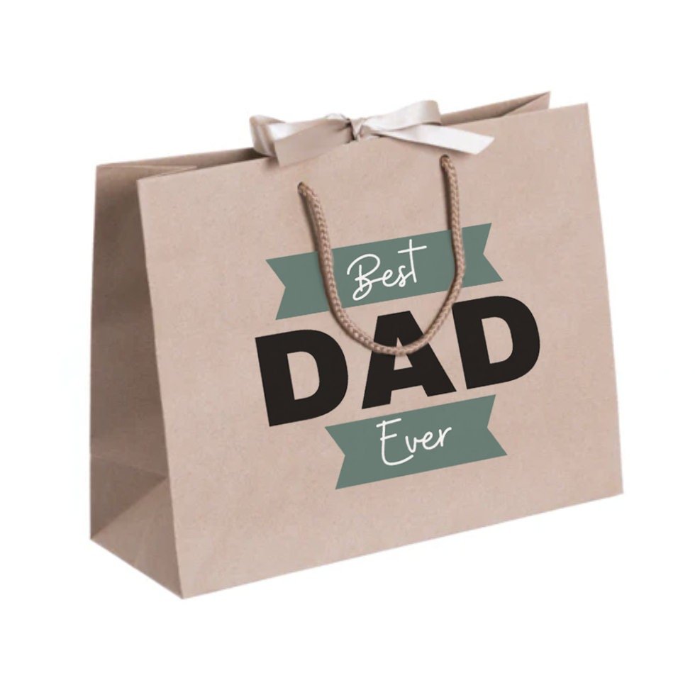 Personalised Fathers Day Gift Bag - Best Dad Ever - Jessica Hollie Gifts